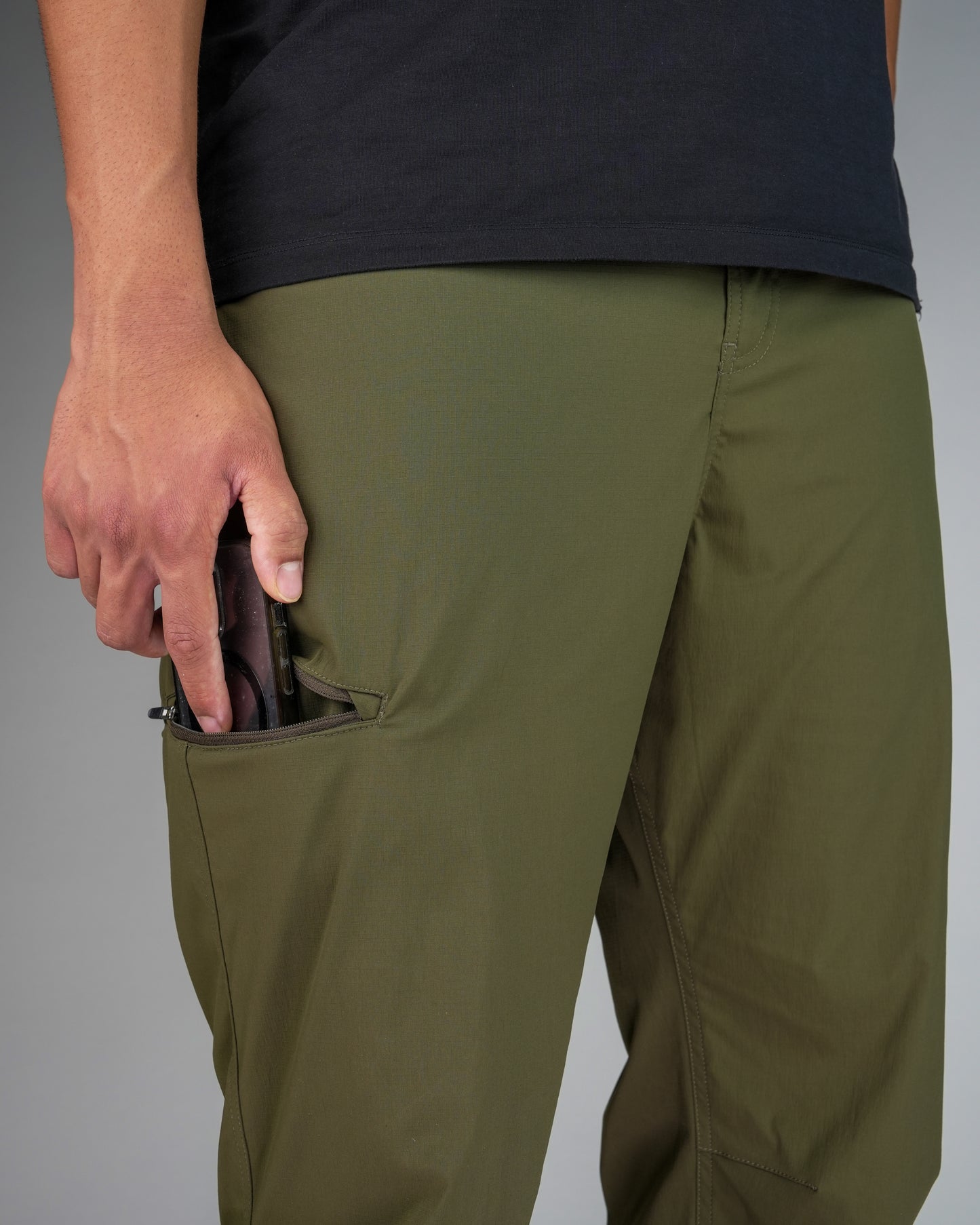 Nomadica Men’s All-Terrain Light weight Travel Pant – UPF 50+ Sun Protection, Water Repellent, Anti-Microbial, Soil-Release Finish