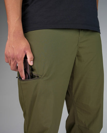 Nomadica Men’s All-Terrain Light weight Travel Pant – UPF 50+ Sun Protection, Water Repellent, Anti-Microbial, Soil-Release Finish