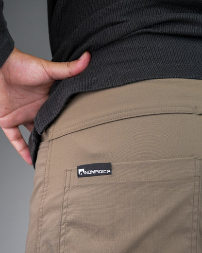 Nomadica Men’s All-Terrain Light weight Travel Pant – UPF 50+ Sun Protection, Water Repellent, Anti-Microbial, Soil-Release Finish